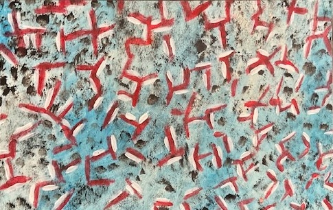 087 – Acryl op papier – 50 x 70 cm